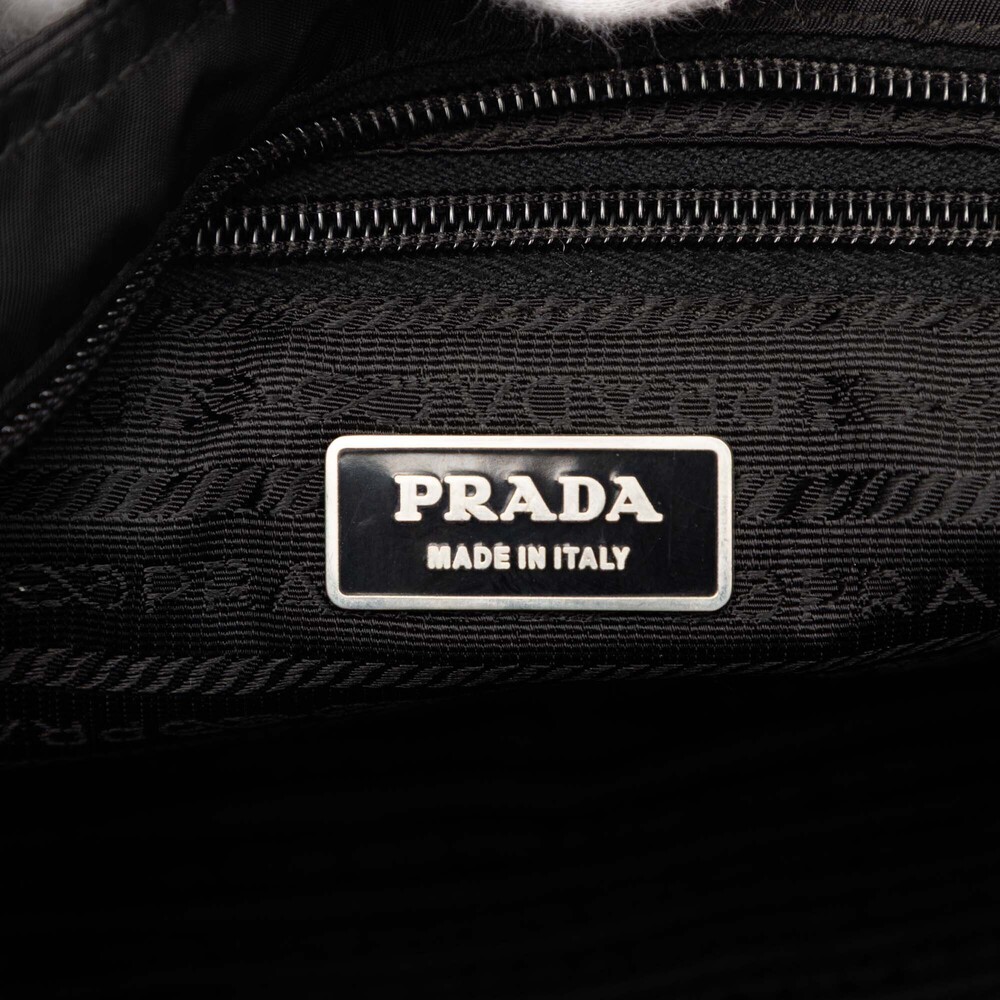 Pre-Loved Prada Saffiano Trimmed Tessuto Zip Top Crossbody - Picture 5 of 6